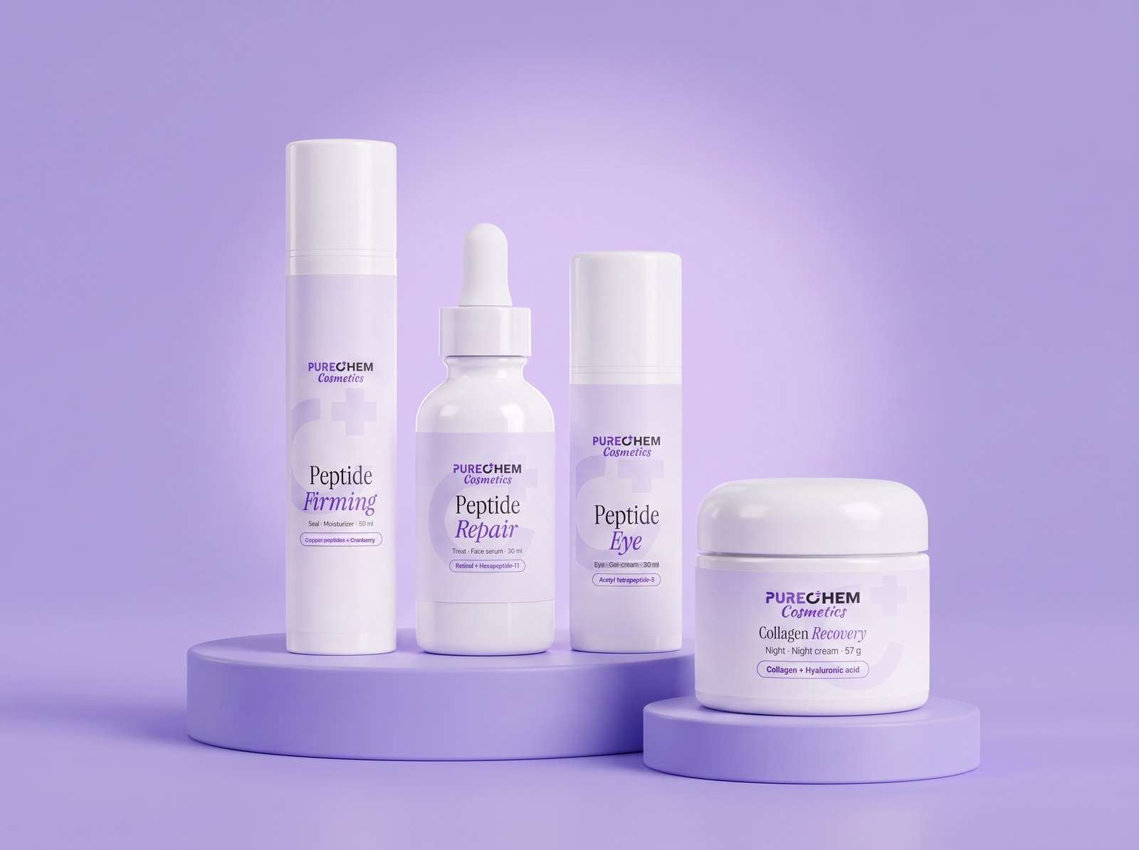 Peptide Firming, Peptide Repair, Peptide Eye and Collagen Recovery